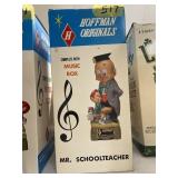 Hoffman Decanter "Mr School Teacher" w/music box