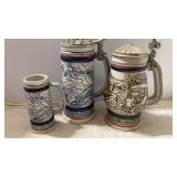 3 Avon Steins