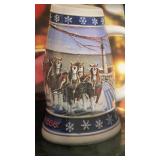 Budweiser 1995 Holiday Stein