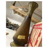 TALL METAL VASE