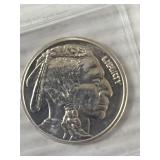 1 OZ. SILVER BUFFALO IN FLIP