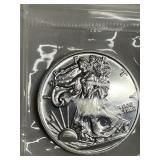 1 troy oz Walking Liberty round .999 fine
