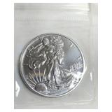 1 oz Walking LIberty round  .999 fine