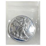 1 troy oz Walking Liberty round .999 fine