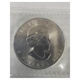 1922 CANADIAN 6 OZ MAPLE LEAF IN FLIP