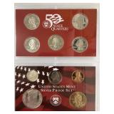2000 SILVER PROOF SET 10 PC  1.85 FV SILVER