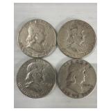 4-FRANKLIN HALVES 90%
