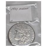1900 MORGAN SILVER DOLLAR 90%