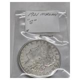 1921-S MORGAN SILVER DOLLAR 90%
