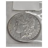 1890 MORGAN SILVER DOLLAR 90%