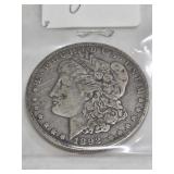 1892-O MORGAN SILVER DOLLAR 90%
