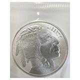 1 troy oz Indian/Buffalo round  .999 fine