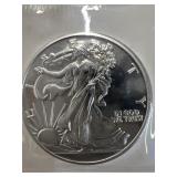 1 troy ounce Walking LIberty round .999 fine