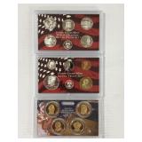2008  SILVER PROOF SET 14 PC  1.85 FV   SILVER