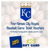 KANSAS CITY ROYALS AND GAS CARD