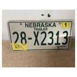 NEB 28-co. Trailer plates
