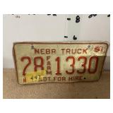 NEB 28 farm plate