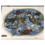Hanging Stained Glass    25 x 18    NIB