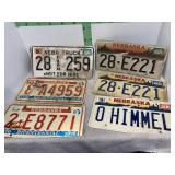 9 Misc. Nebraska License Plates