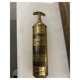 Small Brass Pyrene Fire Extinguisher