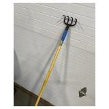 Four Tine Steel Rake