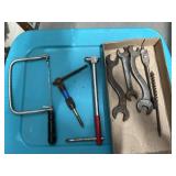 Old Wrenches Coping saws Hole bits