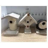 Three Bird Houses
