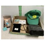 Sony Clock Radio, Turquiose Necklace