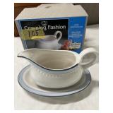 Crowning Fashion Gravy Boat - NIB