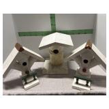 Three Bird Houses