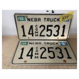 NEB 14-Co. truck plates