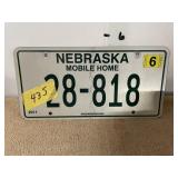 NEB 28-Co. mobile home plate