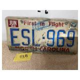 North Carolina Plate