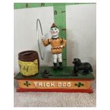 Cast Iron Trick Dog Bank - repo