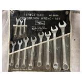 11 PCS WRENCH SET 1/4IN- 13/16