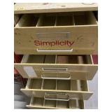 STEEL CABINET W 4 DRAWERS- 27X27X42