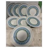 8 CHINA SAUCERS