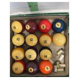 14 POOL BALLS
