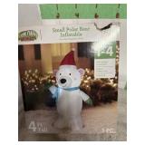 INFLATABEL CHRISTMAS BEAR 4 FT
