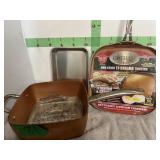 SQUARE COOPER PAN AND FLAT SKILLET