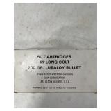 50 ROUNDS- 41 LONG COLT