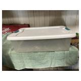 TOTE W/LID  24" 16" X 7"