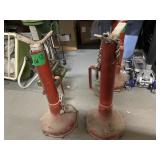 2 HOMEMADE JACK STANDS 20 IN