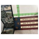 2 WALL HANGINGS