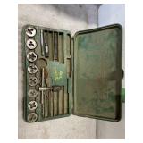 TAP AND DIE SET (NOT COMPLETE)