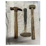 BRASS HAMMER, CLAW HAMMER, 2LB HAMMER