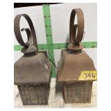 PAIR OF OUTDOOR LIGHTS