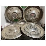 FOUR HUBCAPS