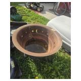 METAL KETTEL FIREPIT- 30X22