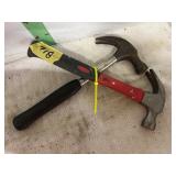 2 CLAW HAMMERS